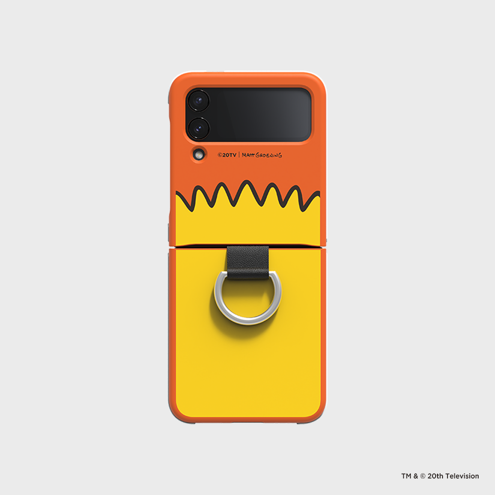 SLBS - EcoFriends Bart Simpson Cover with Ring (Galaxy Z Flip4)