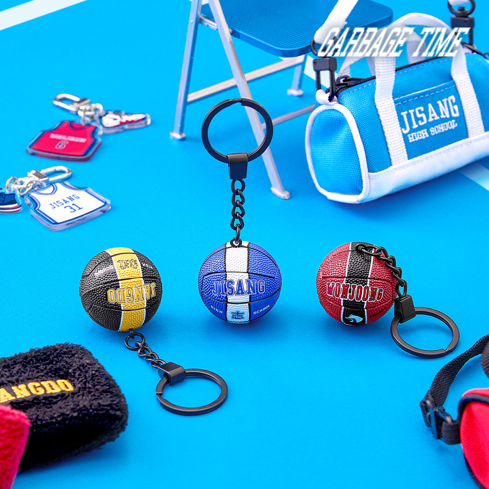 Garbage Time - Mini Basketball Keyring