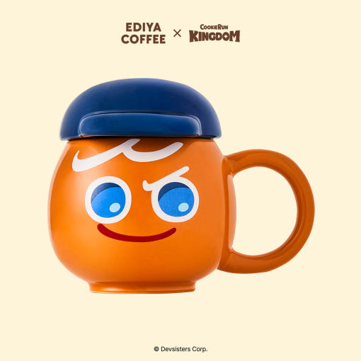 Ediya Coffee x Cookie Run : Kingdom - Brave Cookie Mug