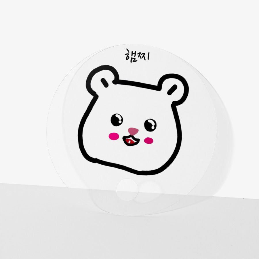 Hamster - Hamster Transparent Round Fan