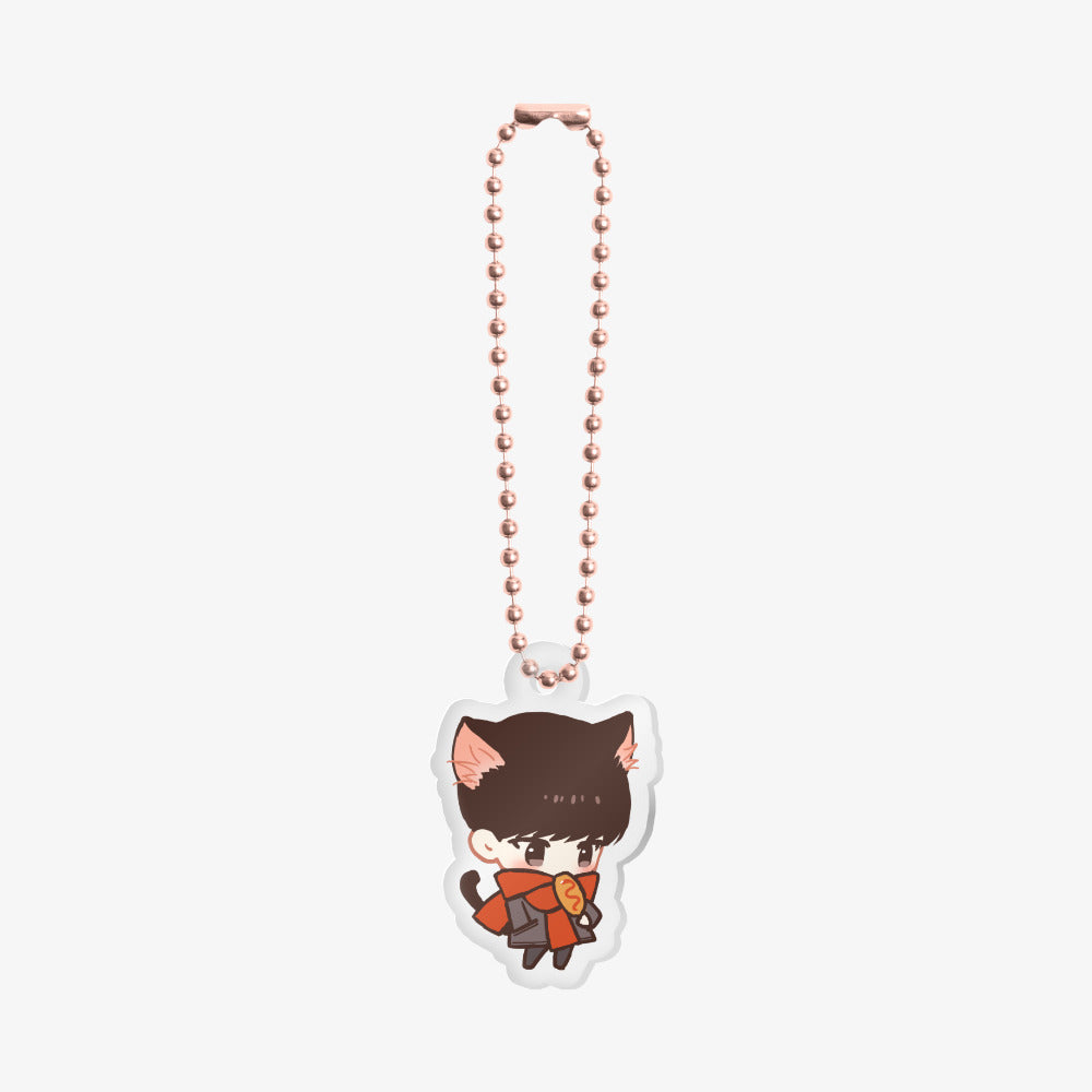 IGUM - Black Cat Acrylic Keychain