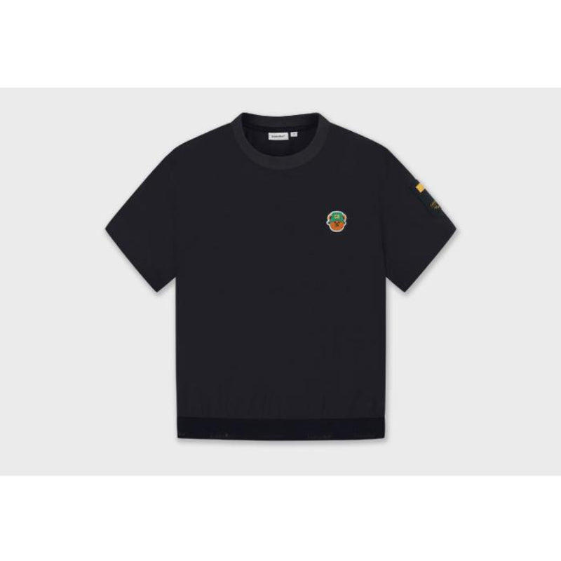 Wiggle Wiggle X Golden Bear - Nylon Woven Crew Neck T-shirt