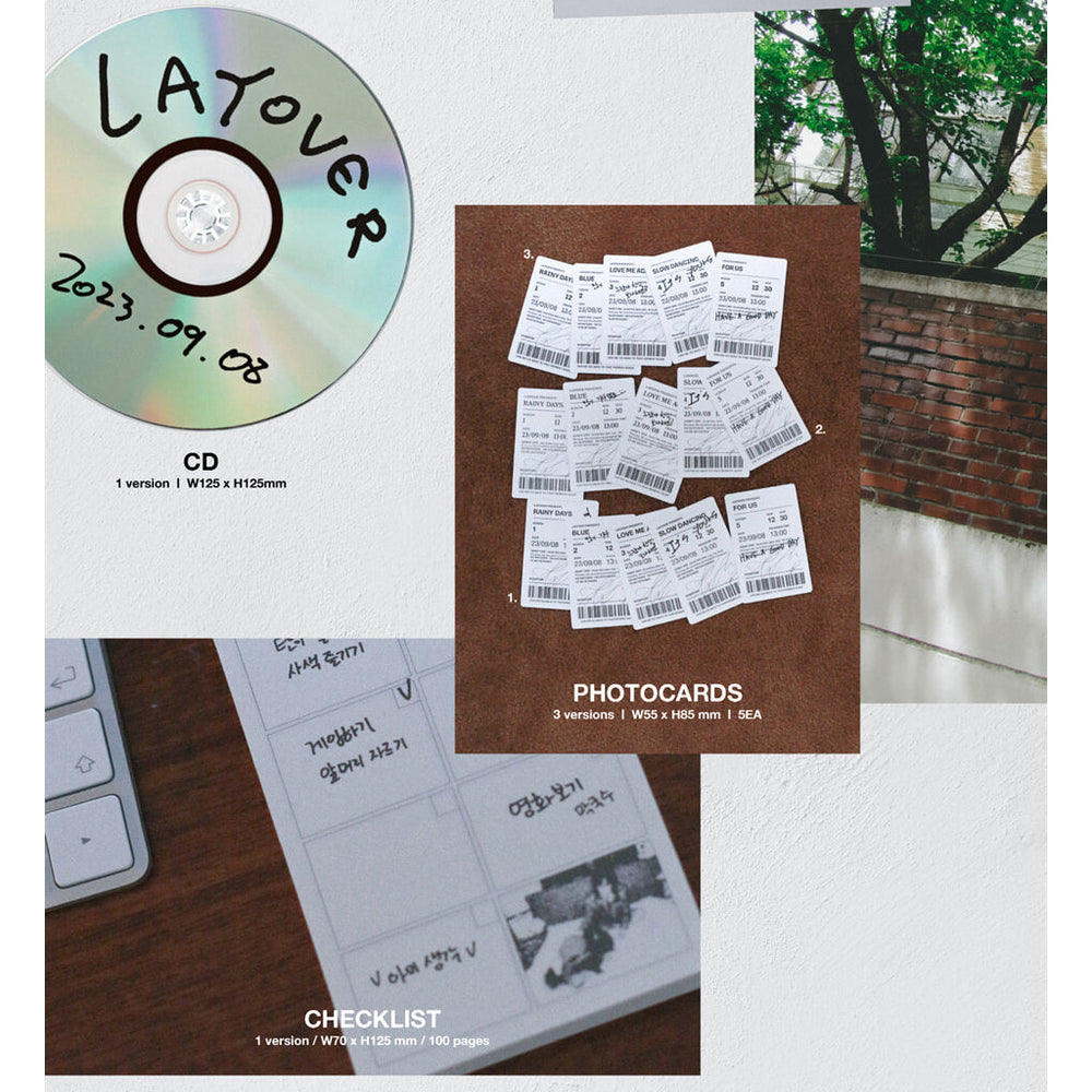 BTS V - Layover : 1st Solo Album (Weverse + Photobook Version)