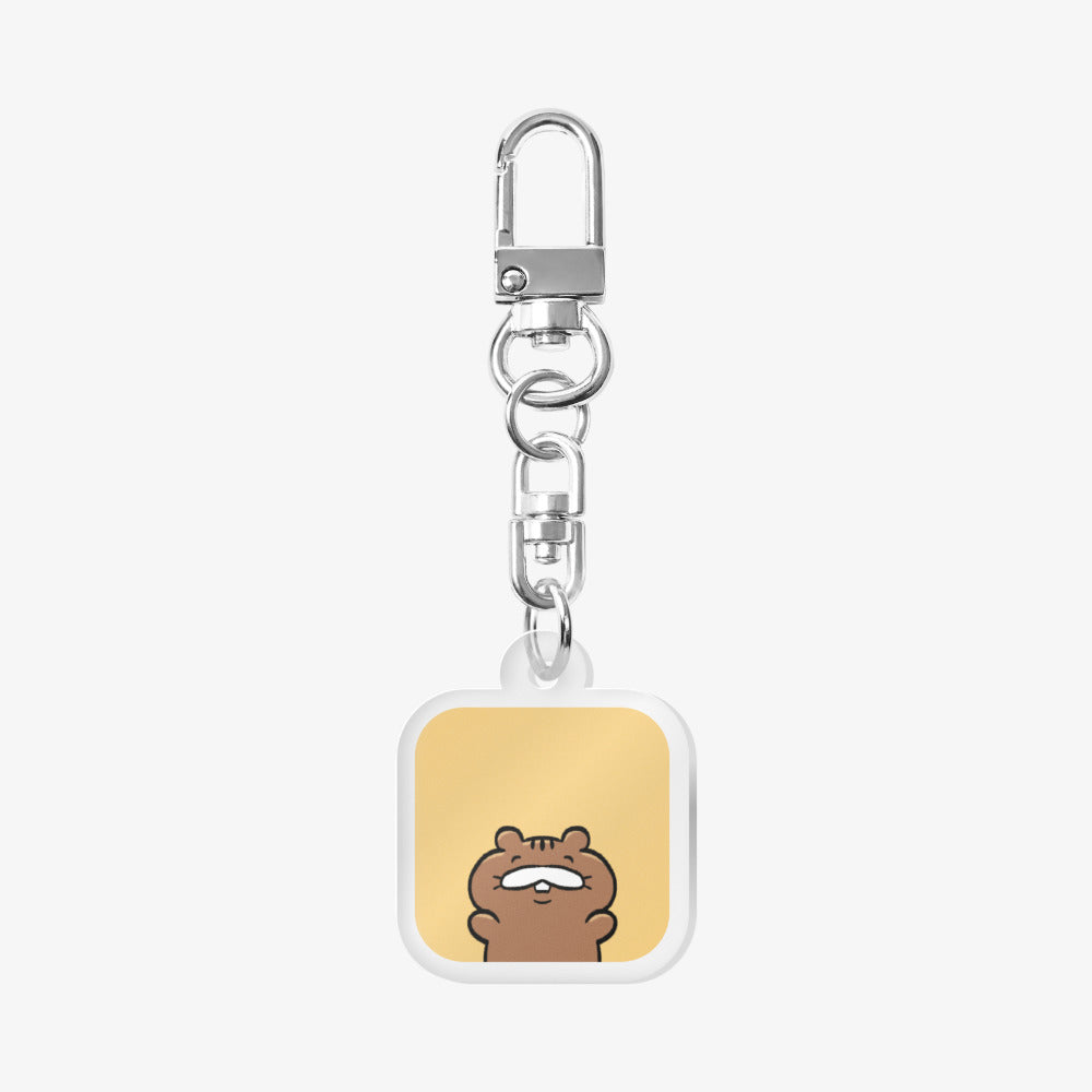 Mangzi Friends - Hug the Squirrel! Keyring