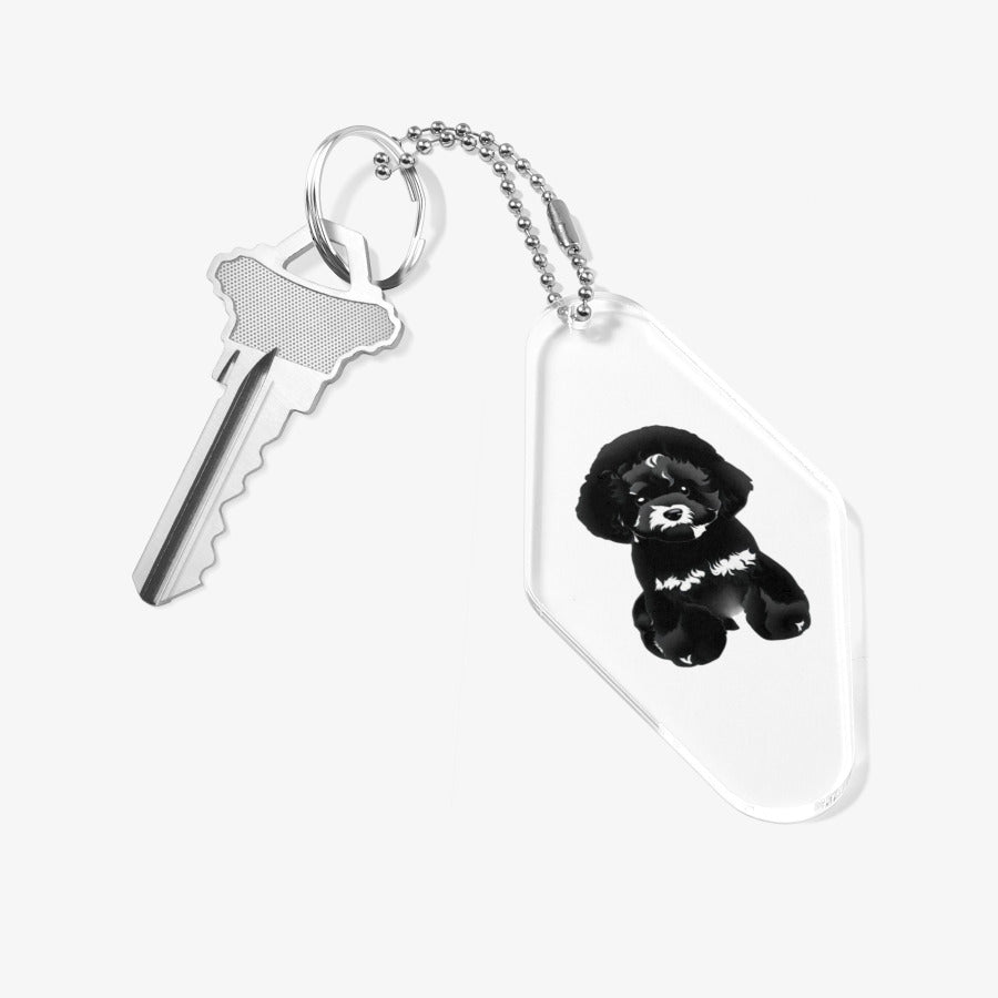 Shasha - Poodle Toy Willie Acrylic Keychain