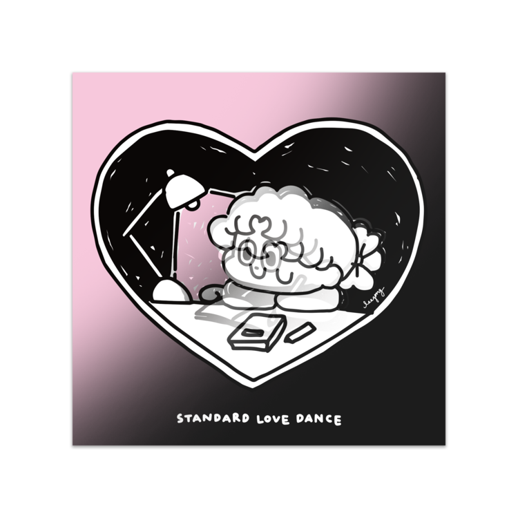 Standard Love Dance - LEEGONG Black Cherry Pie Lenticular Postcard