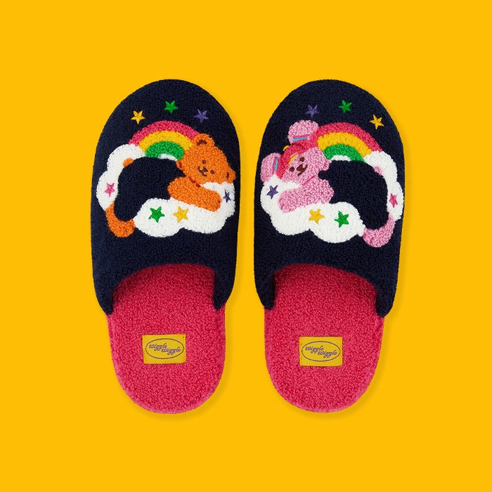 Wiggle Wiggle - Cloud Bear & Bunny Terry Home Slippers (Kids)