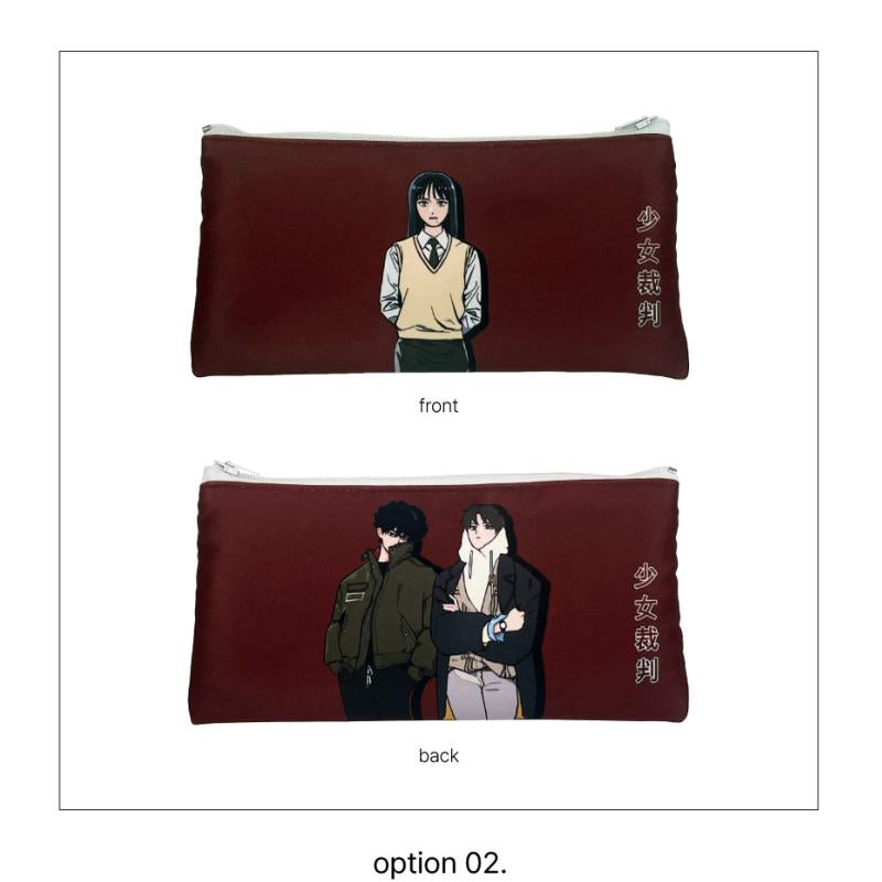 Girl's Trial - Suede Pencil Case