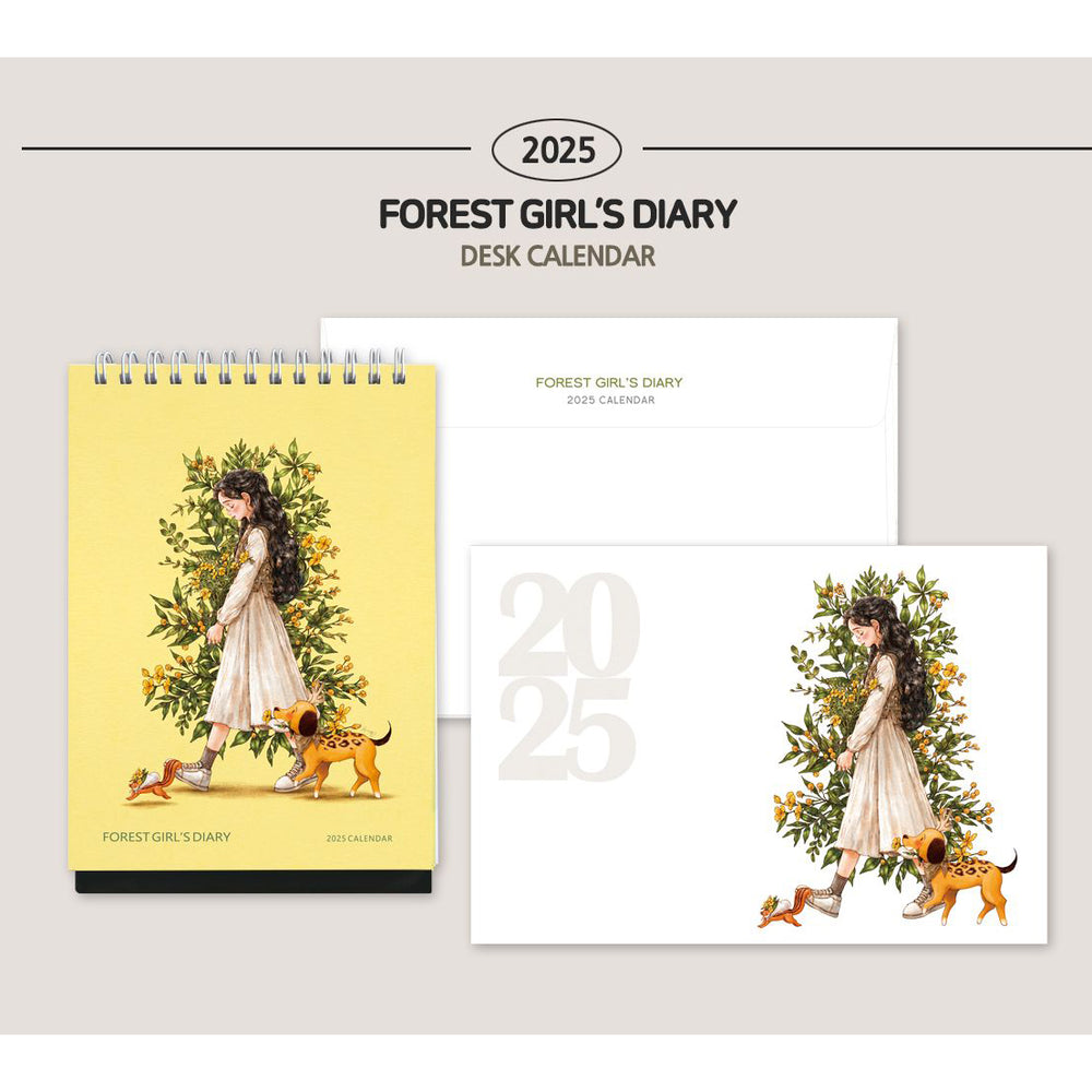 2025 AEPPOL Forest Girl Diary : Planner and Calendar (tumblbug)