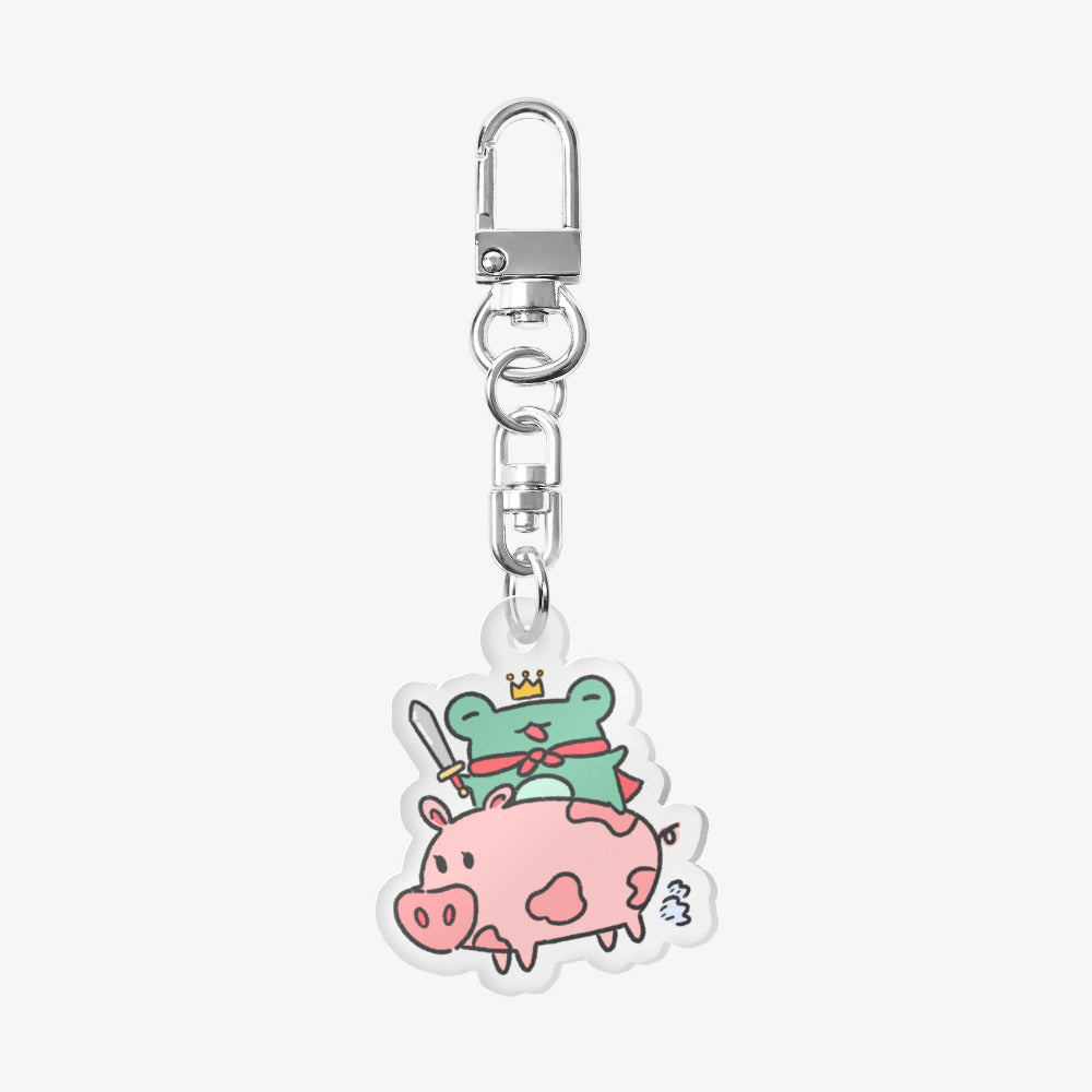 Galbi Dumpling - The Pig Runs! Keyring