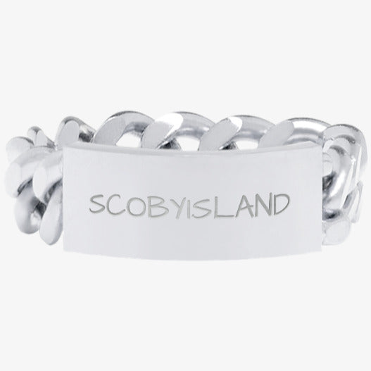 SCOBYISLAND - Surgical Steel Chain Ring