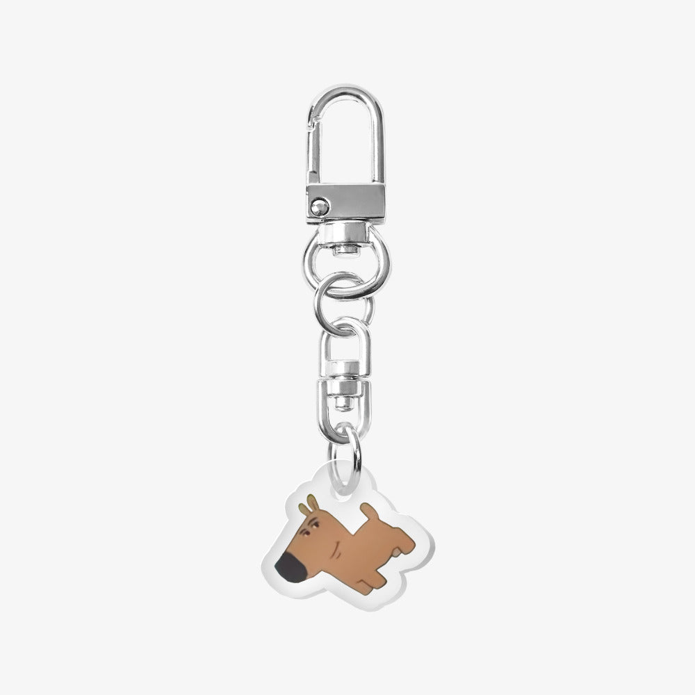 Holy World - Chill Dog Acrylic Keyring