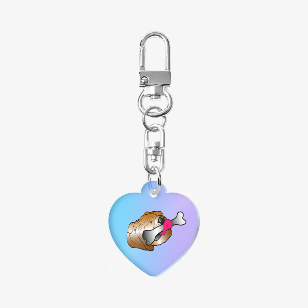 Kodanhan - Pot Belly Squid Heart Acrylic Keyring