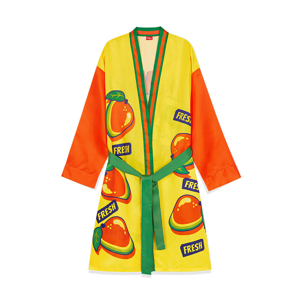 Wiggle Wiggle - Mango Bird Silky Robe