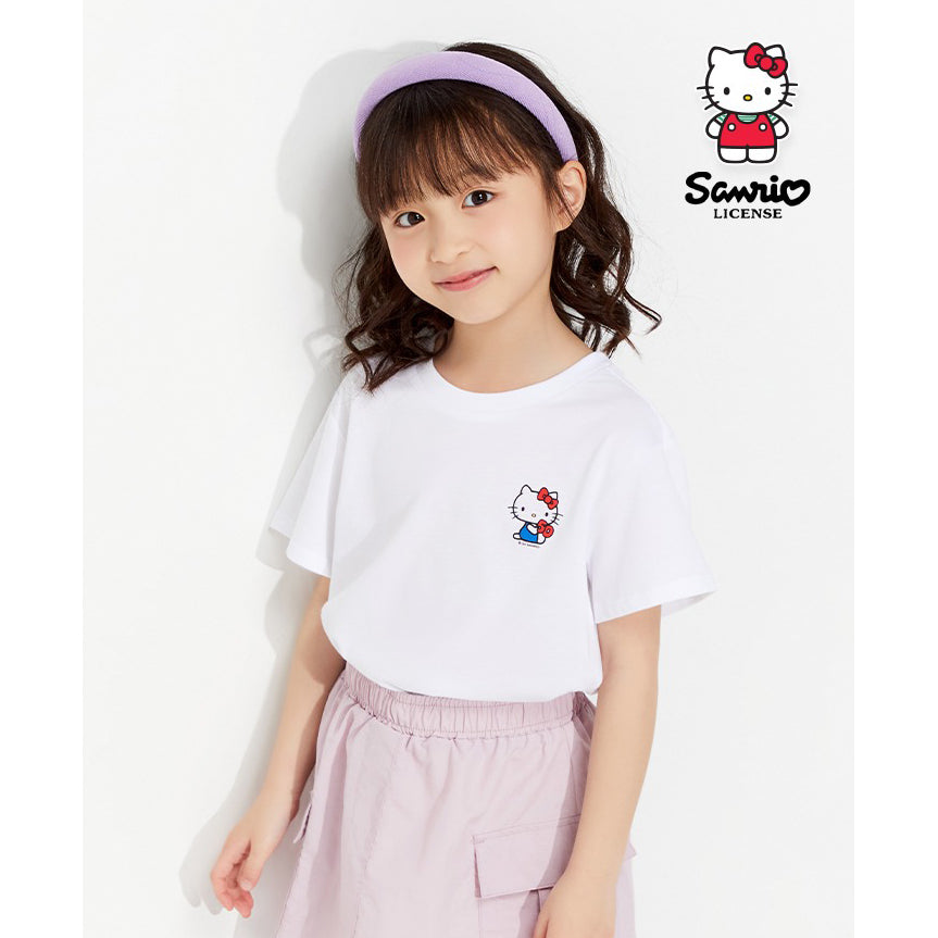 SPAO x Sanrio - Crop Short Sleeve T-shirt (Kids)