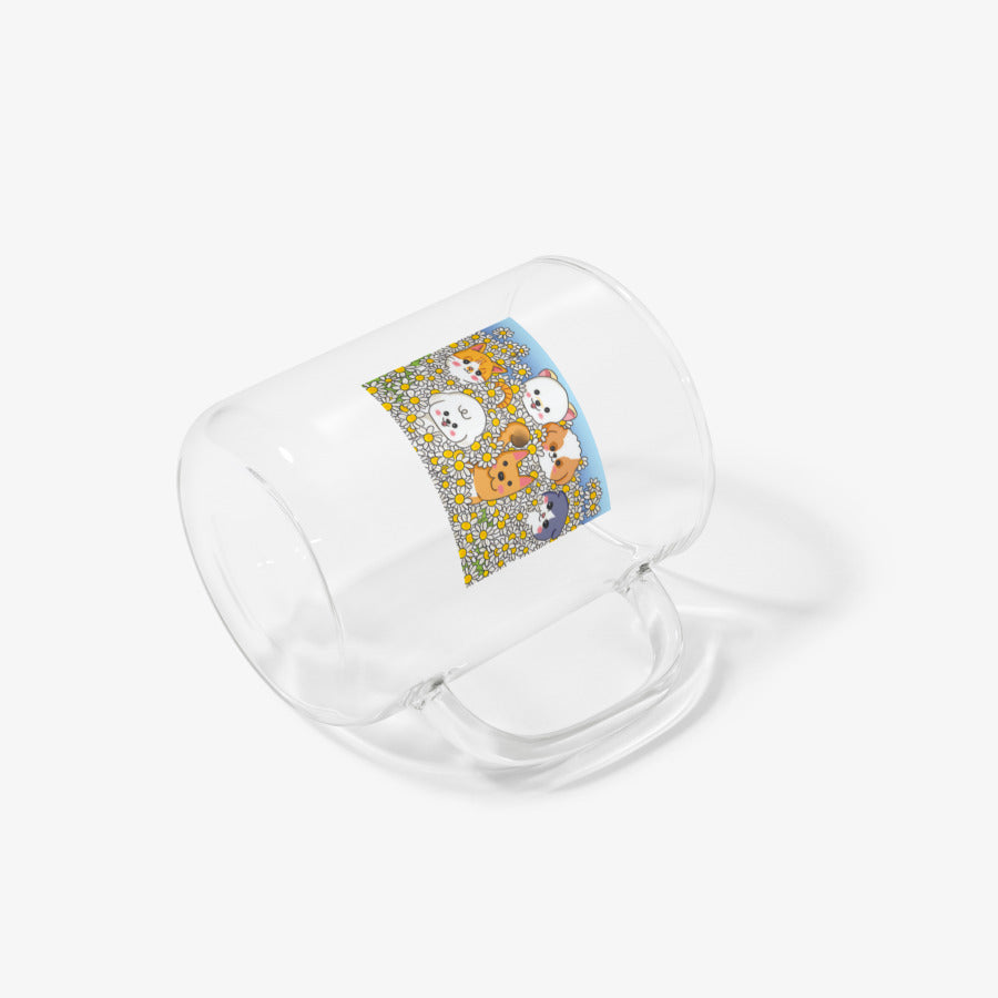 Shami Atelier - Mongnyang Friends Heat-Resistant Glass Mug