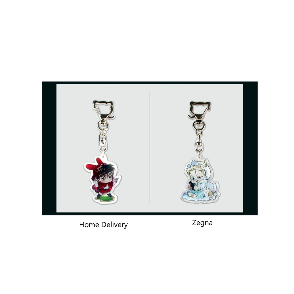 Winter Horror Land - Codename Anastasia Acrylic Keyring