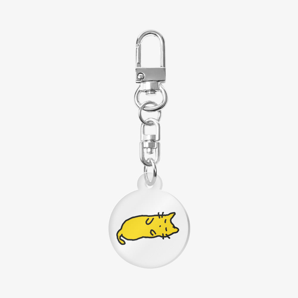 Jimin Kiki - Coo Yellow Meow Round Keyring