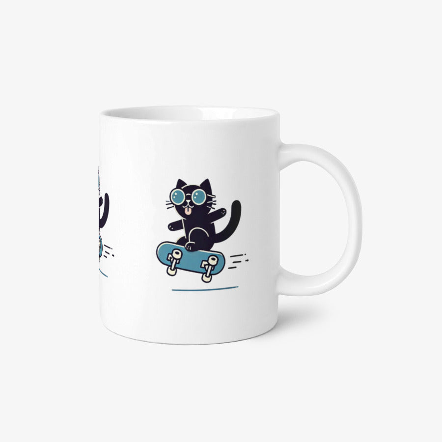 Egg Cartop - Meditating Cat 53 Basic Mug