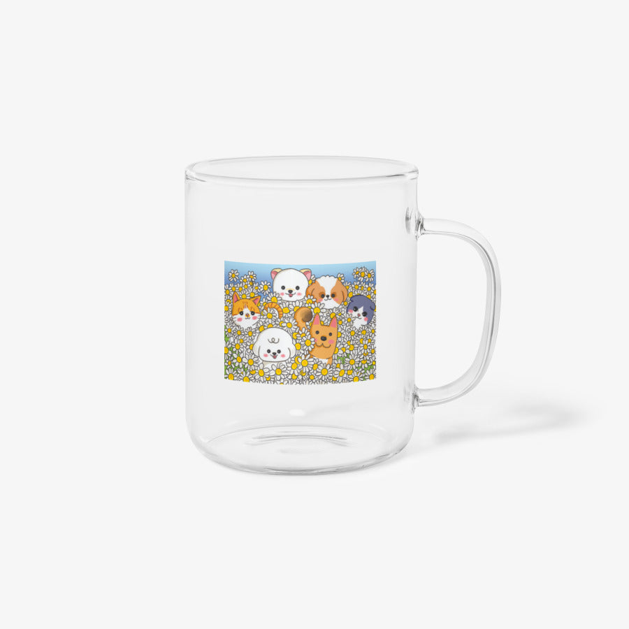 Shami Atelier - Mongnyang Friends Heat-Resistant Glass Mug