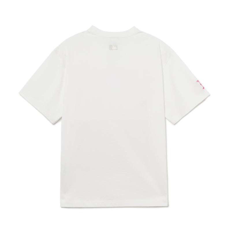 MLB Unisex Neon Festa Oversized Short Sleeve Tee Shirt LA Dodgers
