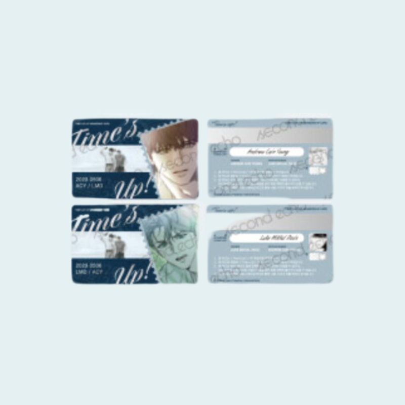 Time's Up x Second Echo - Airport VIP Membership Card Set