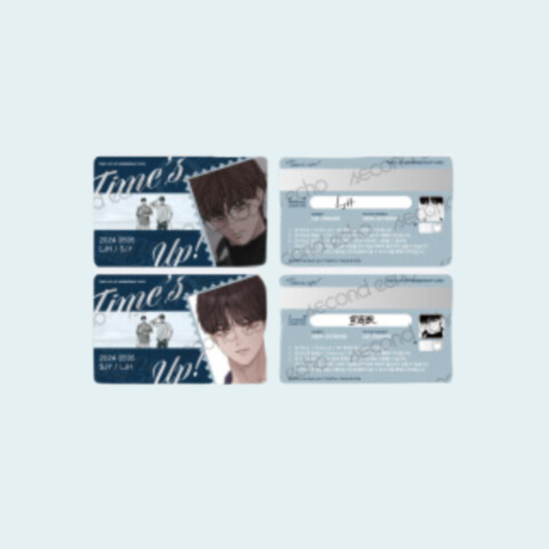 Time's Up x Second Echo - Airport VIP Membership Card Set