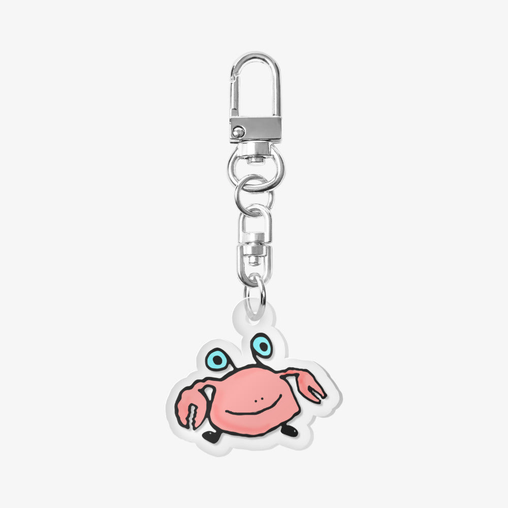 Kodanhan - Happy Crab Acrylic Keyring