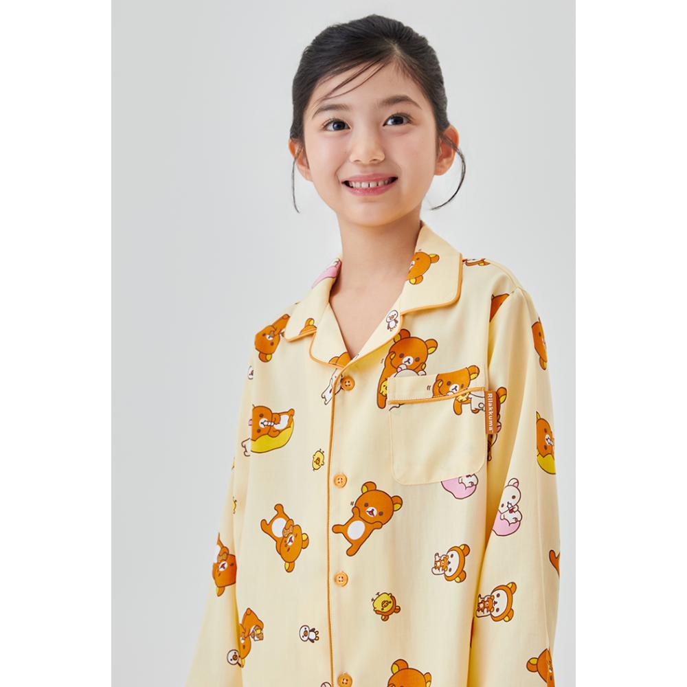 SPAO x Rilakkuma - Kuma's Free Time Long Sleeve Pajamas (Kids)