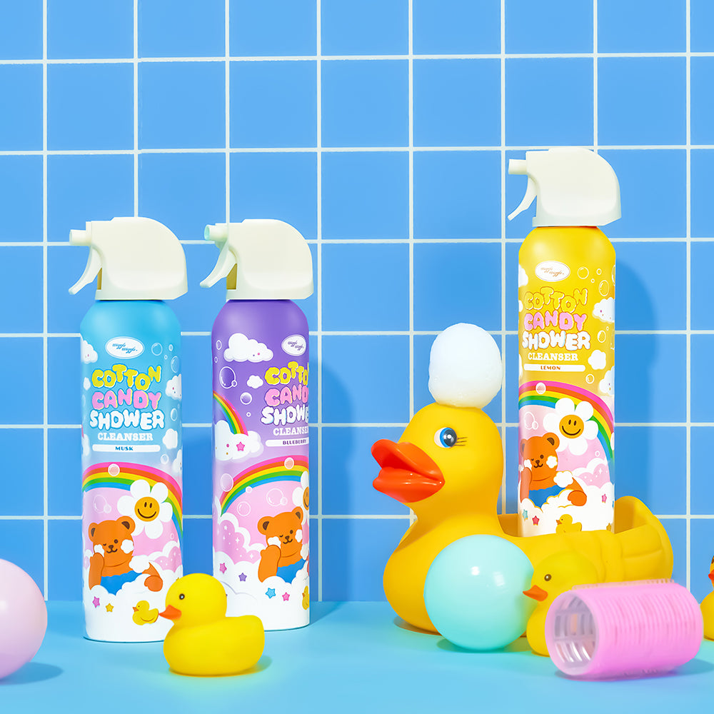 Wiggle Wiggle - Cotton Candy Shower Cleanser Set