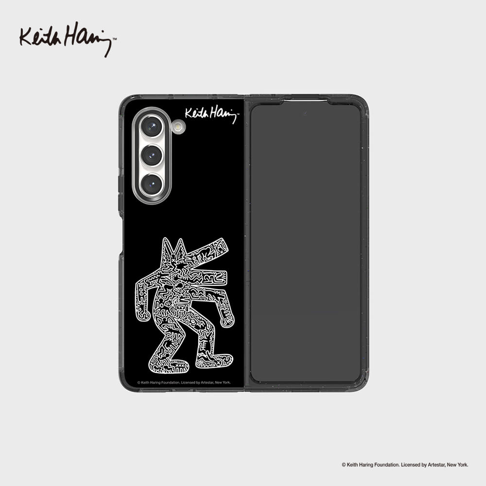 SLBS - Keith Haring Black Eco Lens Case (Galaxy Z Fold5)