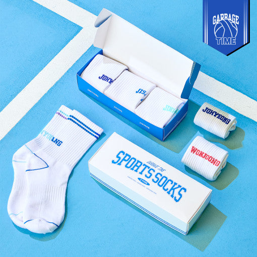 Garbage Time - Sports Mid Calf Socks Set