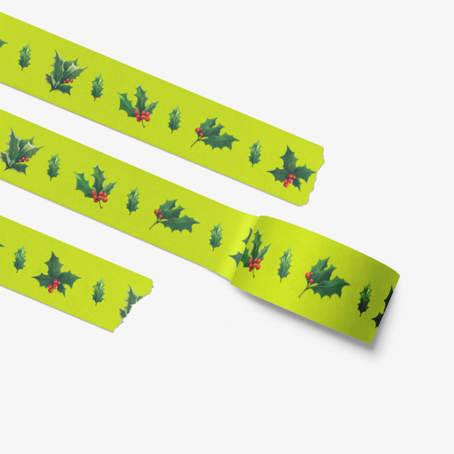 Royamchoco97 - Christmas Holly Leaf Masking Tape