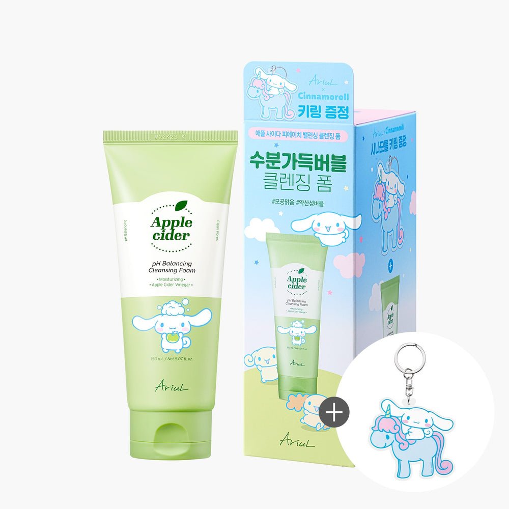 Ariul x Cinnamoroll - Apple Cider pH Balancing Cleansing Foam