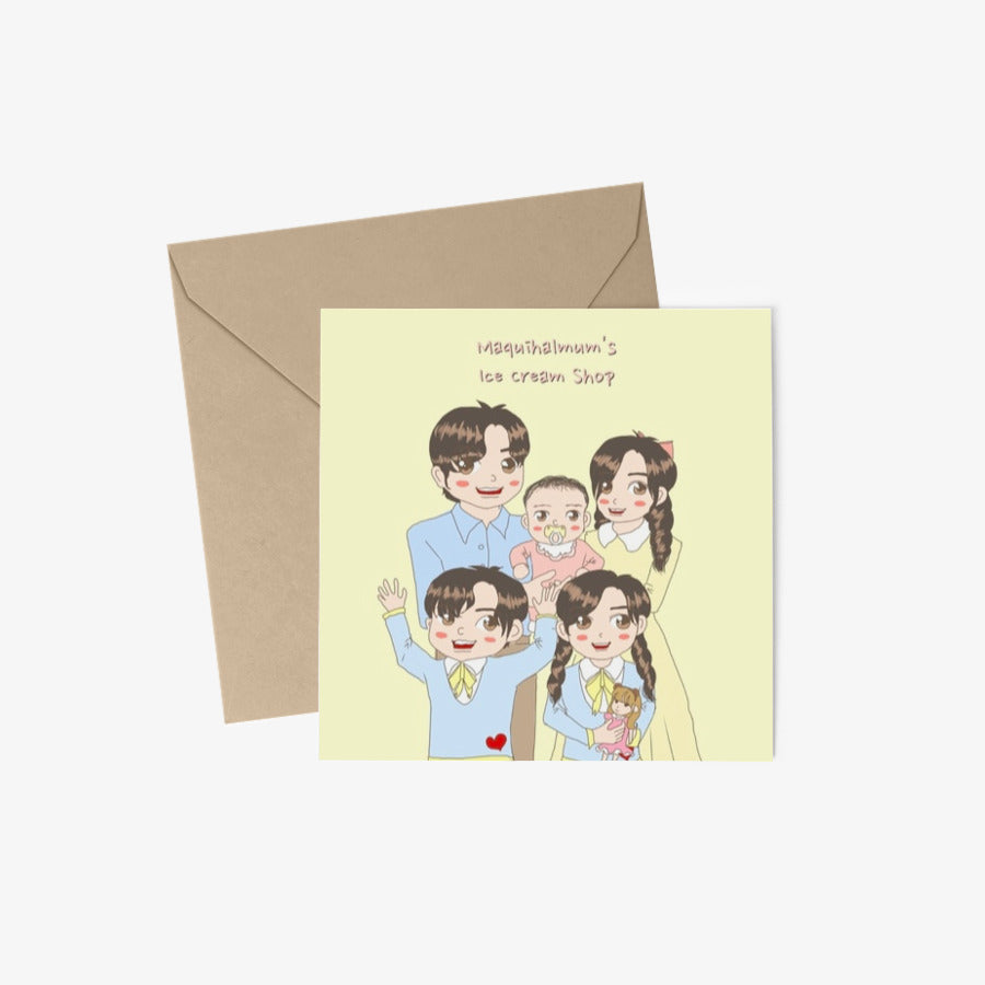 Maquihalmum - Wish Dew Family Postcard & Envelope Set