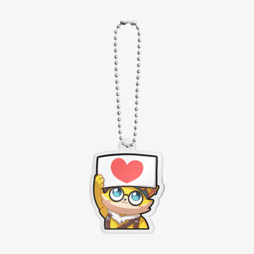 GRKim - Kim Geuk Rak Heart Keychain