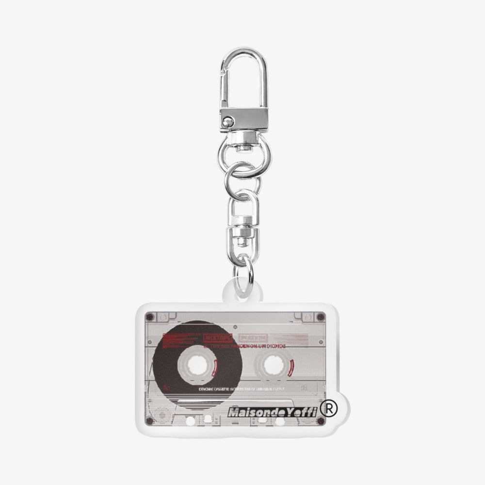 Maison de Yeffi - Cassette Acrylic Keyring