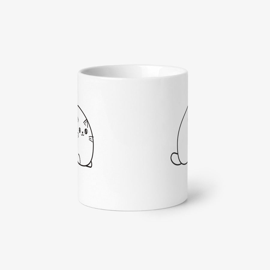 Fat Zoo - Fat Cat Bread Mug