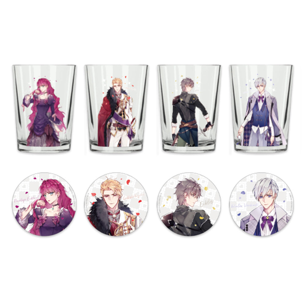 Villains Are Destined to Die Popup Store - Glass Cup & Coaster Set