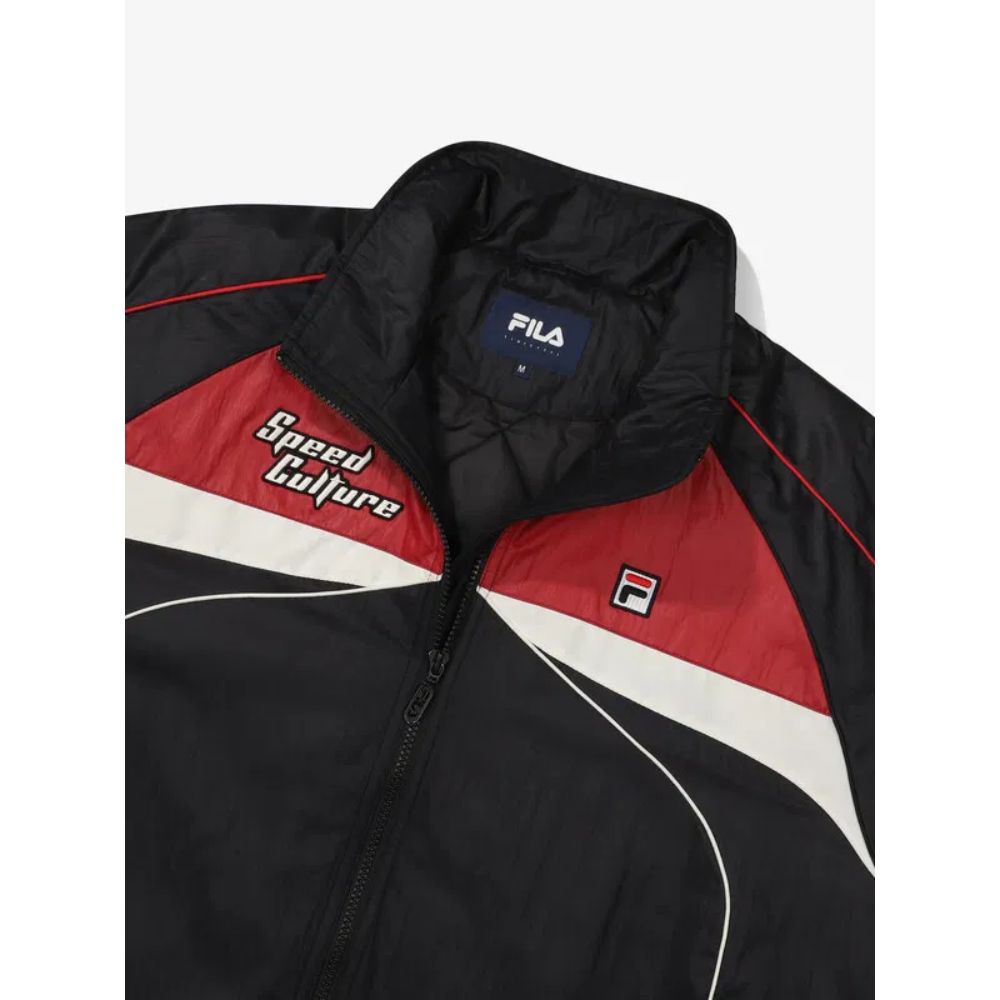 Fila FARAS HOODIE WIND JACKET TRACKSUIT Men's - GARD/BLACK/RED BEIGE –  Moesports