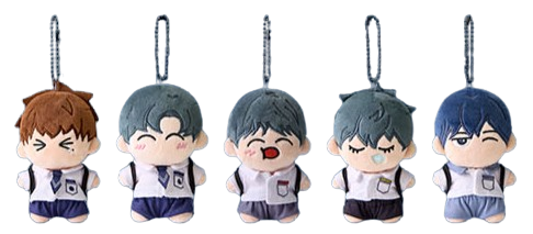 Garbage Time - School Uniform 10cm Mini Doll Keyring