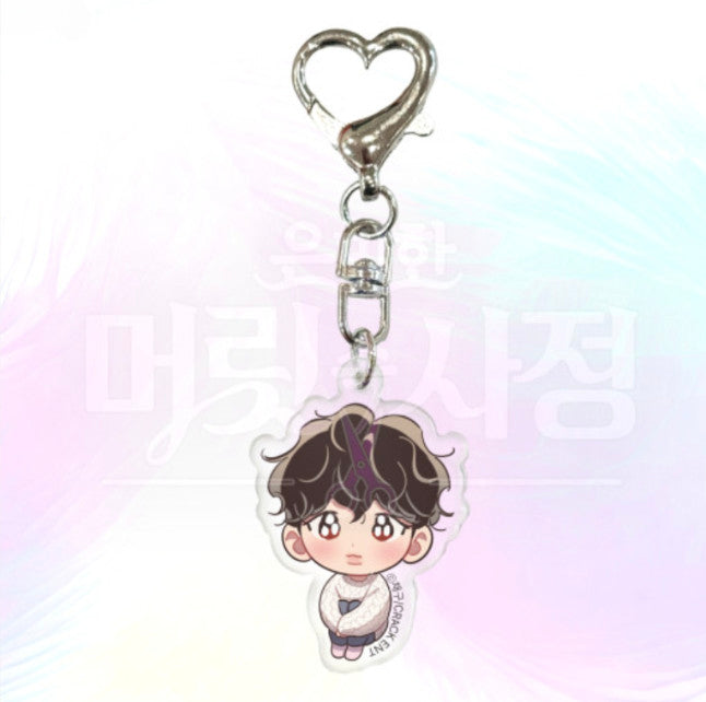 Hair Raising Desires - Acrylic Keyring