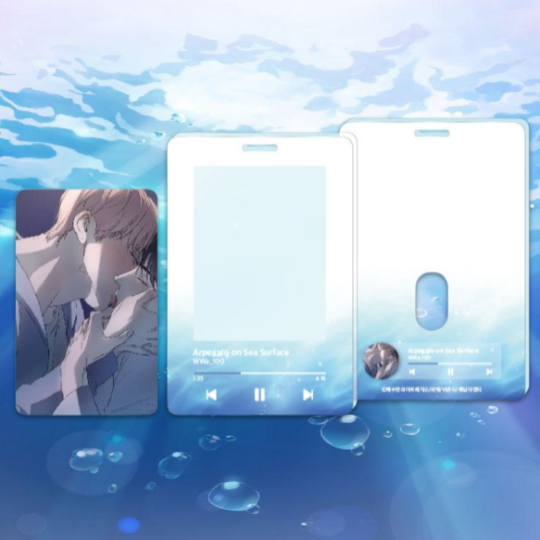 Arpeggio On Sea Surface X BeOn - Acrylic Photocard Holder Set