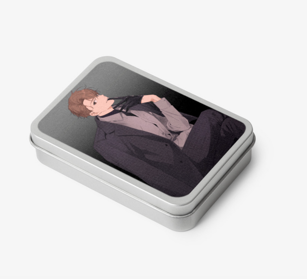 Yours To Claim - Mafia Teen Case / Photocard Case Silver Hinged Tin Box (Small)