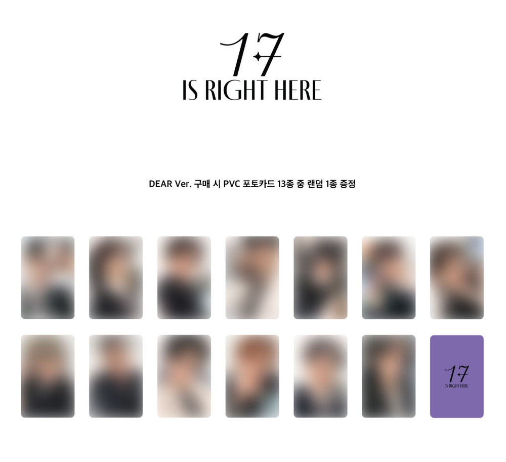 SEVENTEEN - '17 IS RIGHT HERE' Album [DEAR Ver.] – Harumio