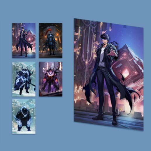 Solo Leveling: Arise x ANIPLUS - 3D Lenticular Postcards