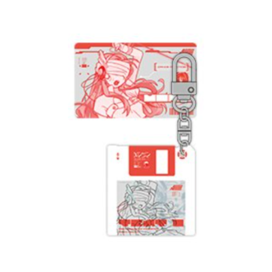 Alien Stage - Anakt Garden Collection Floppy Disk Acrylic Keyring + ID Cards