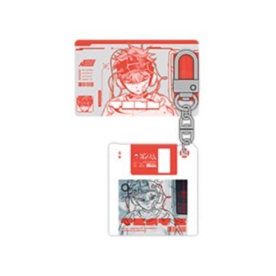 Alien Stage - Anakt Garden Collection Floppy Disk Acrylic Keyring + ID Cards