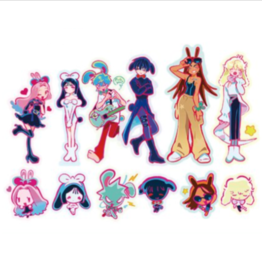 Alien Stage Pop-Up Store - Rabbit Sculpture Stickers