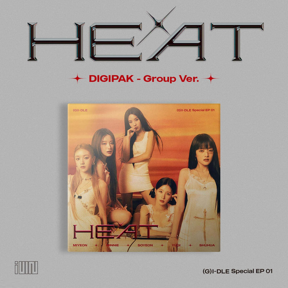 (G)I-DLE - Heat : Digipack (Group Version) - Cube Entertainment - Album - Harumio